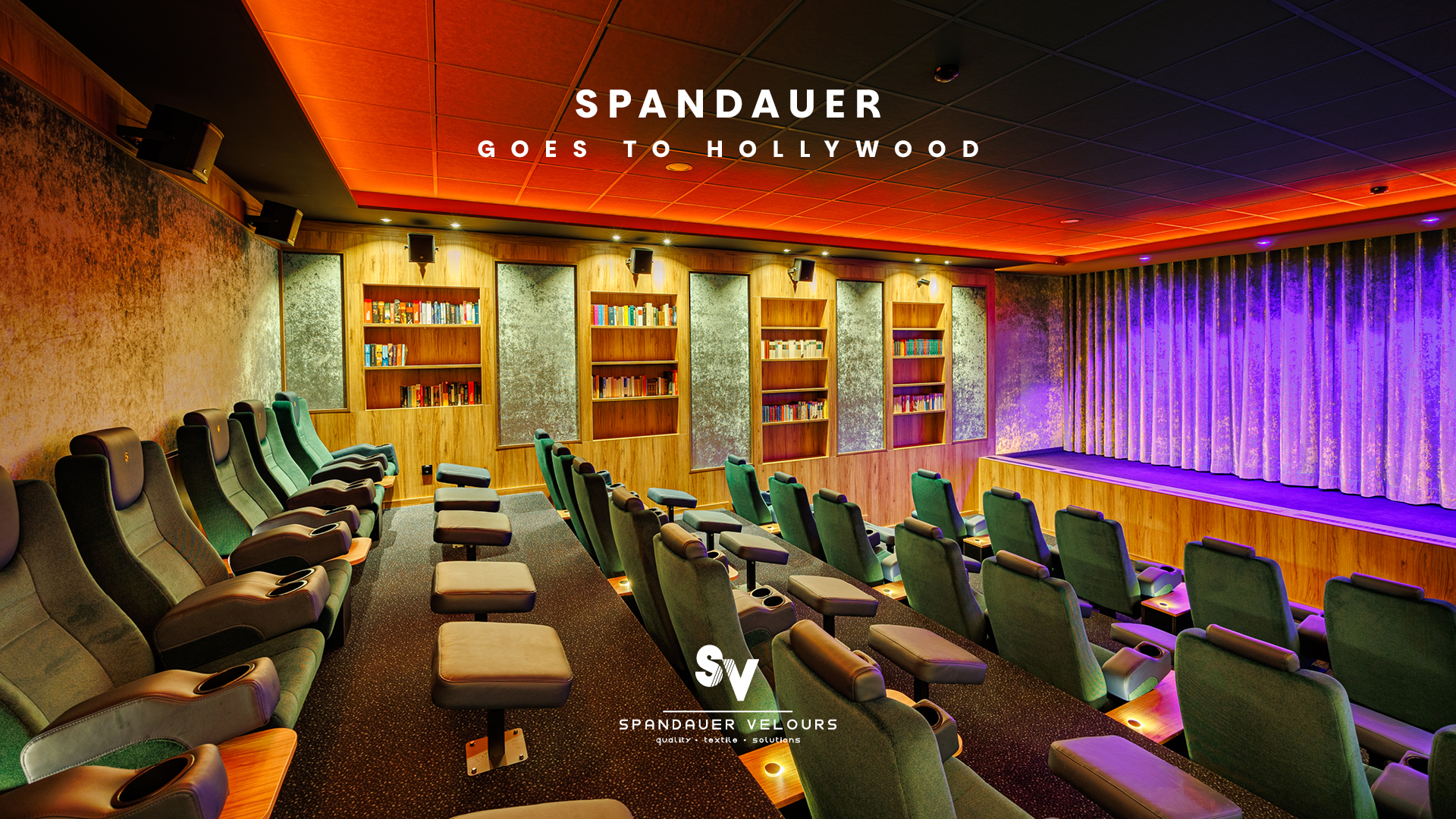 Wandbespannung und Vorhänge von Spandauer Velours im Kino Limbach-Oberfrohna